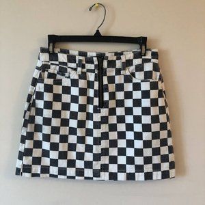 Urban Outfitters Checkered Skirt